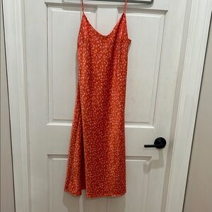 Floral Cofal Slip MidiDress